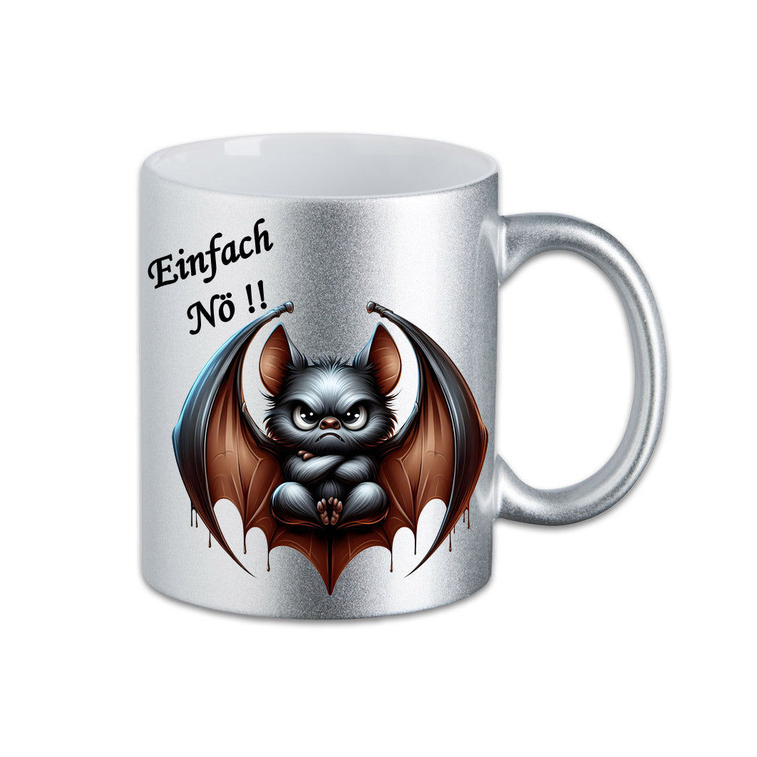 Tasse - Einfach Nö !! Fledermaus