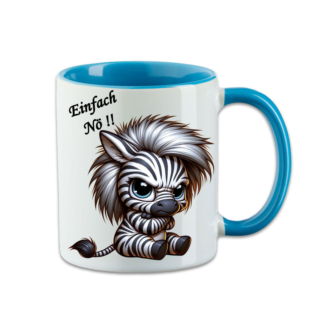 Tasse - Einfach Nö !! Zebra