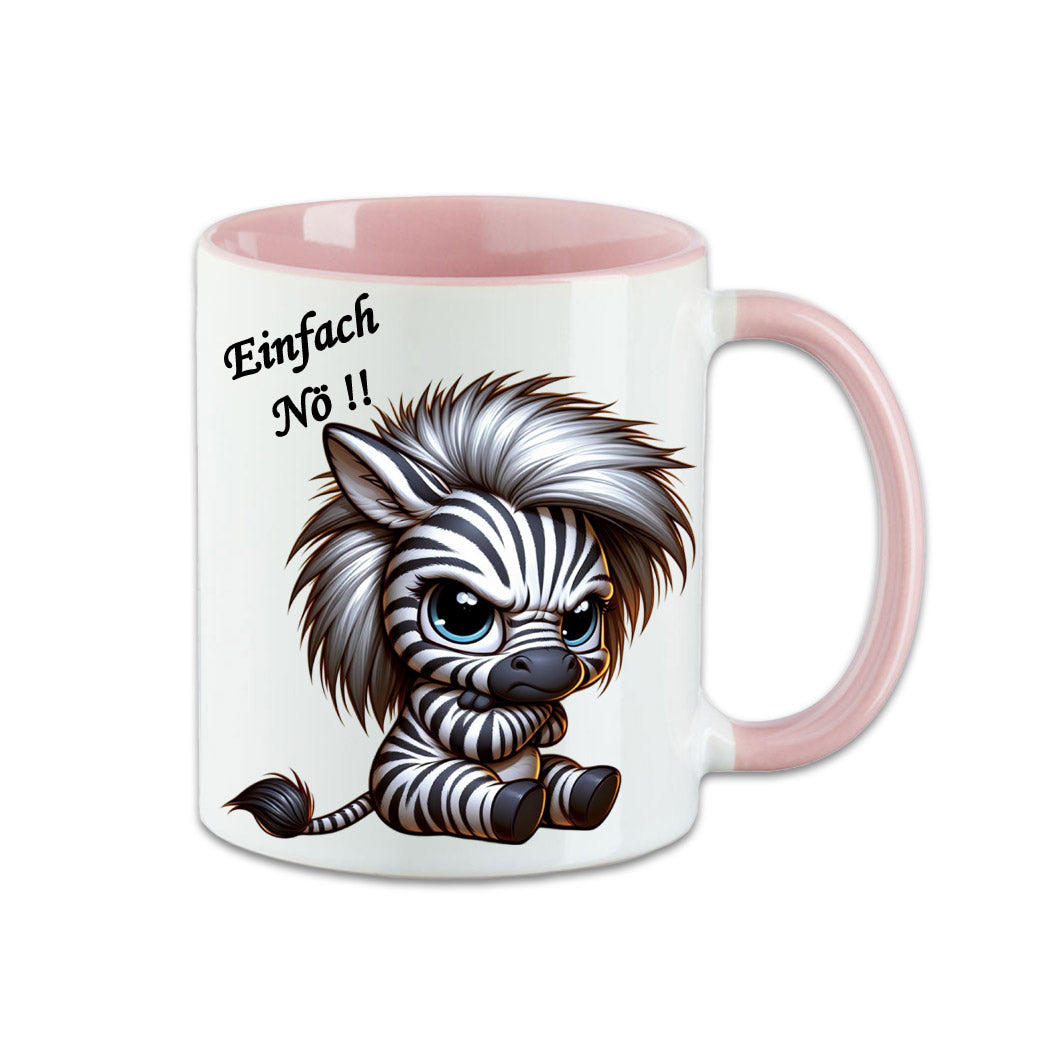 Tasse - Einfach Nö !! Zebra