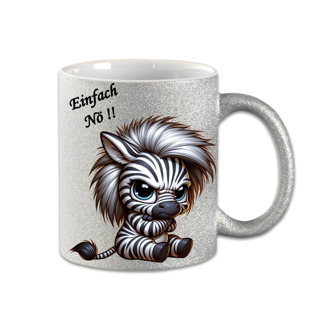 Tasse - Einfach Nö !! Zebra