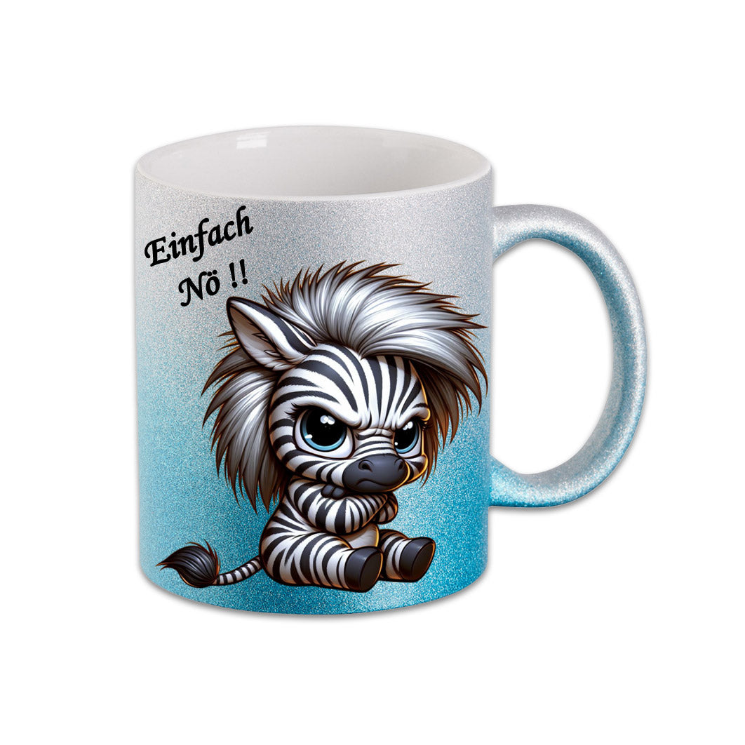 Tasse - Einfach Nö !! Zebra