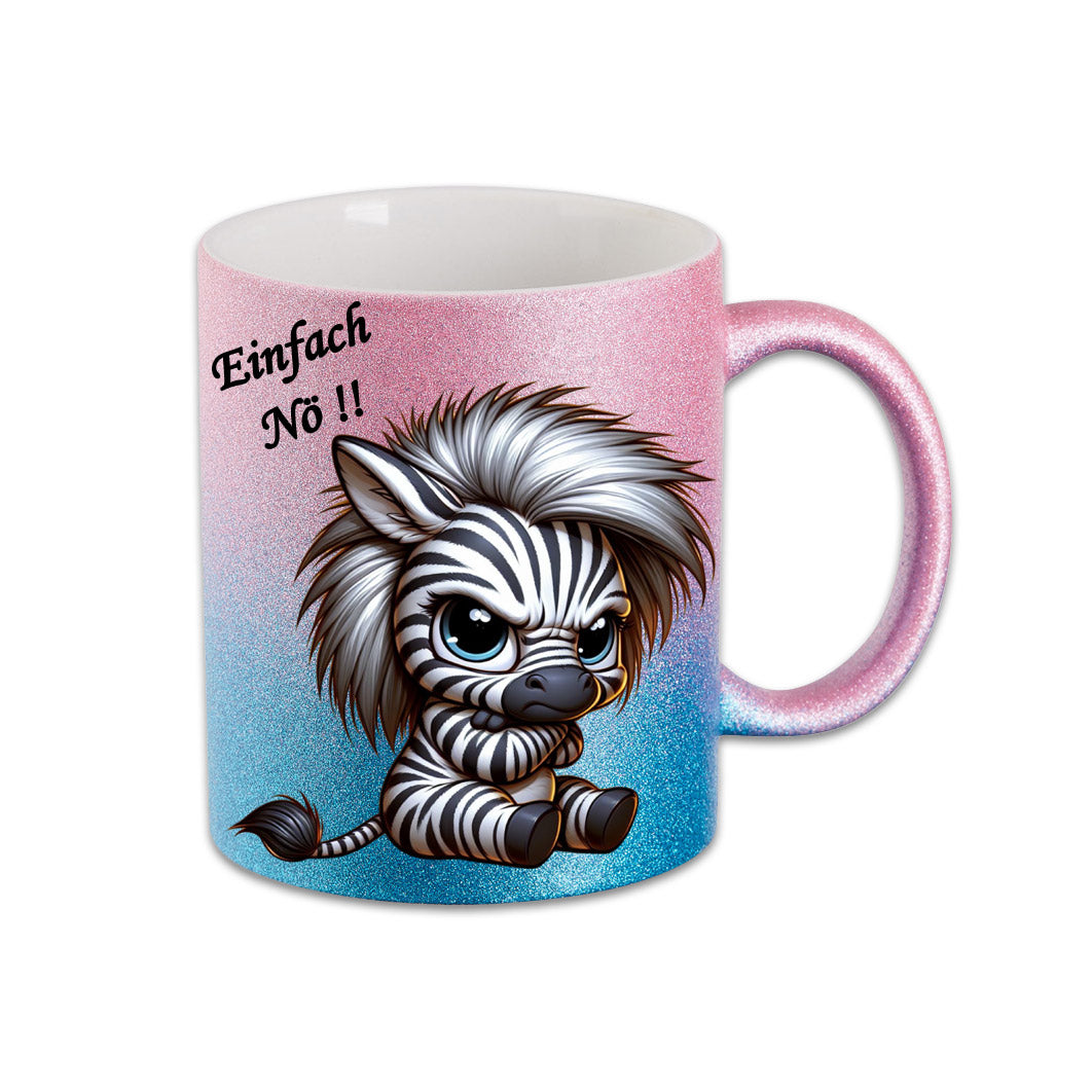 Tasse - Einfach Nö !! Zebra
