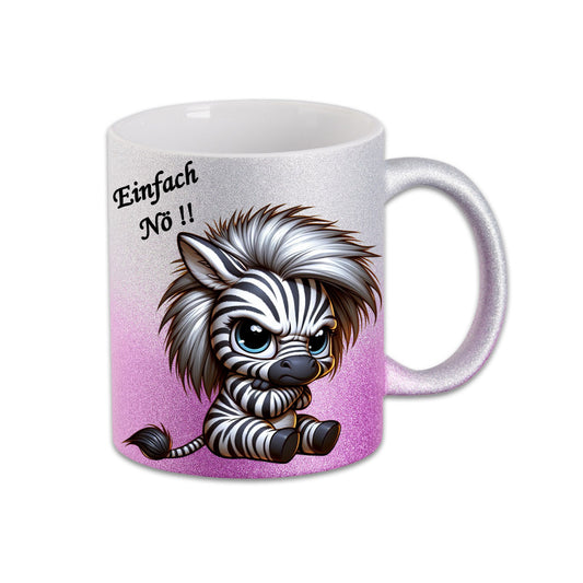 Tasse - Einfach Nö !! Zebra