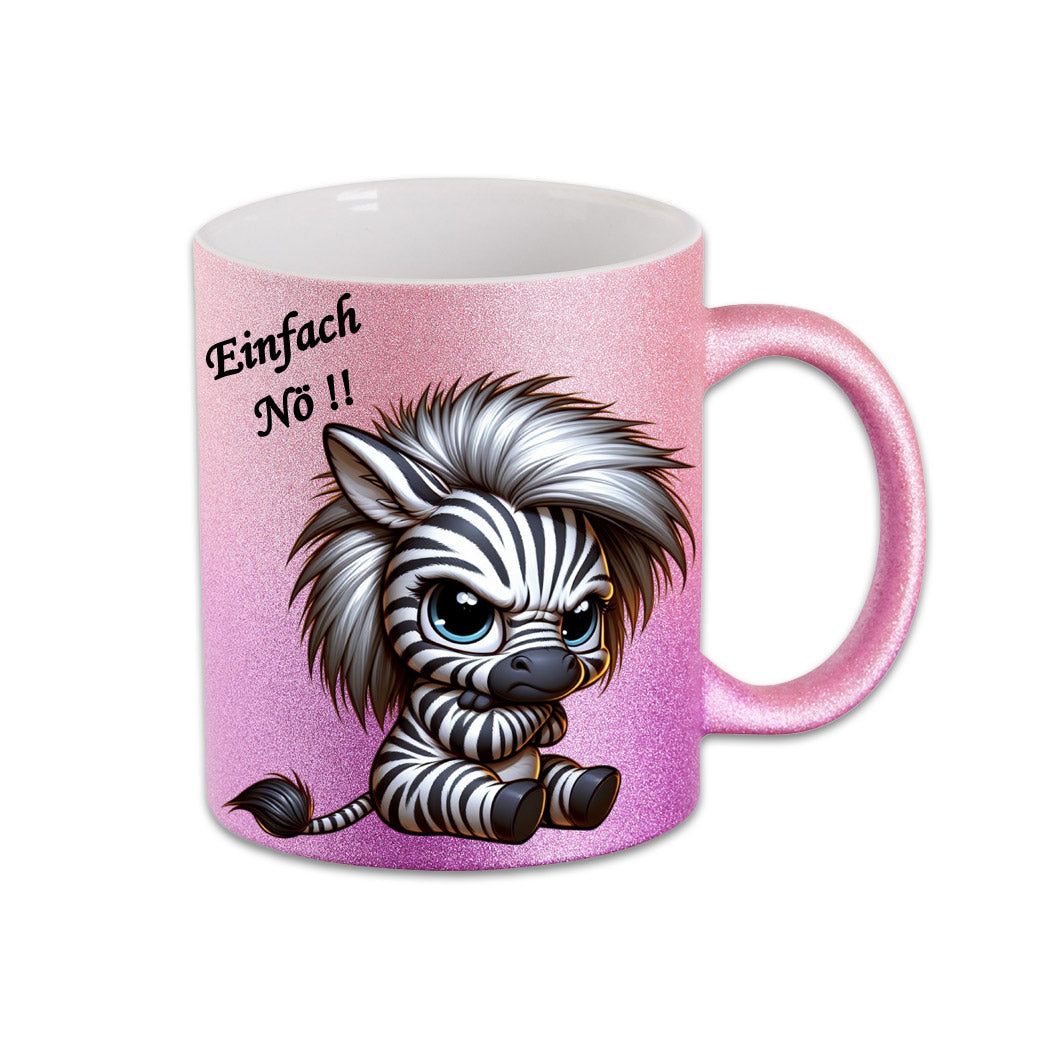Tasse - Einfach Nö !! Zebra