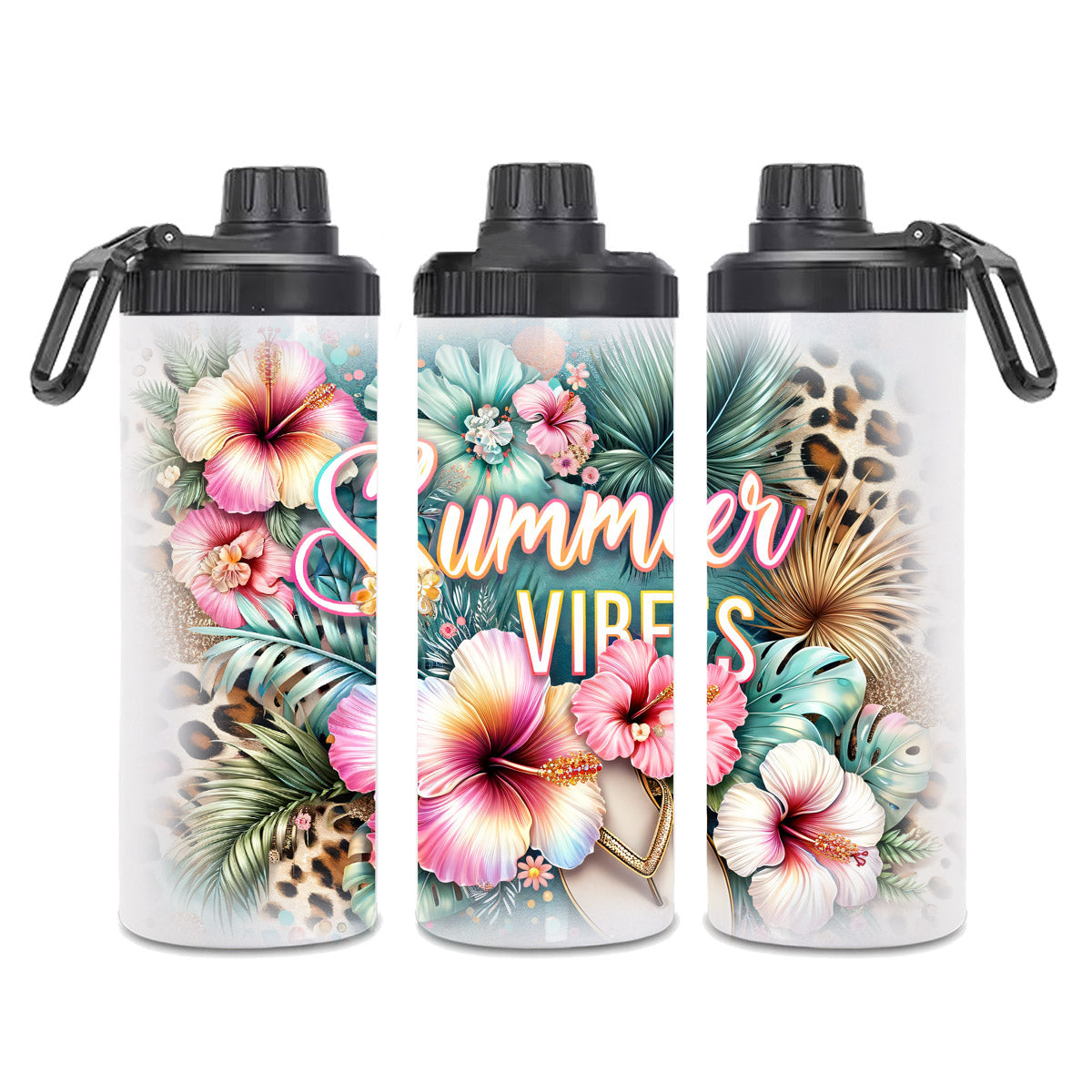 Edelstahl Tumber - Summer Vibes Leo Hibiskus Style LIMITED Edition !!!