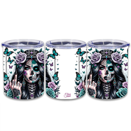 Edelstahl Thermokaffeebecher - Skull Prinzess