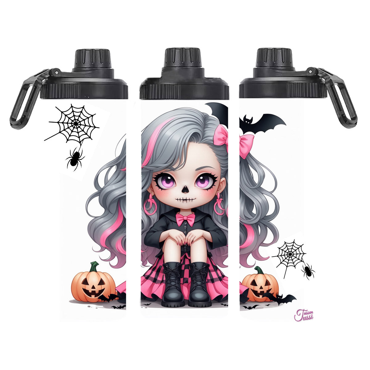 Edelstahl-Tumbler - Skull Helloween