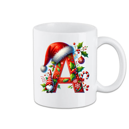 Tasse - Weihnachtstasse Buchstaben A - Z