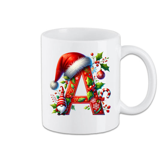 Tasse - Weihnachtstasse Buchstaben A - Z