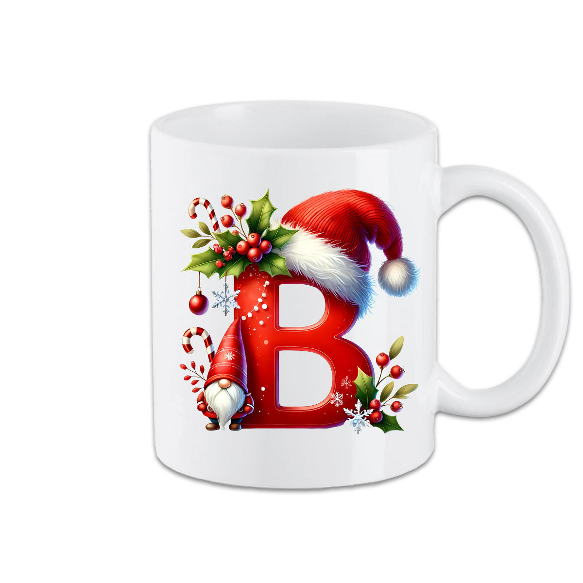 Tasse - Weihnachtstasse Buchstaben A - Z