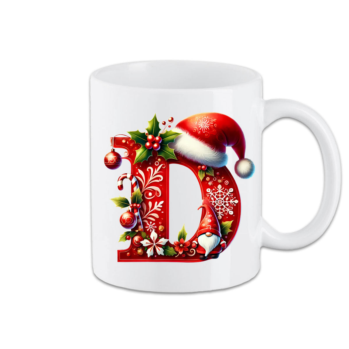 Tasse - Weihnachtstasse Buchstaben A - Z