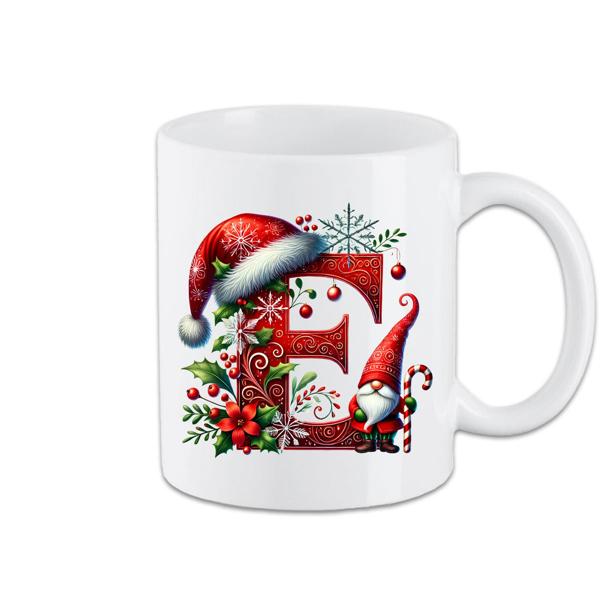 Tasse - Weihnachtstasse Buchstaben A - Z