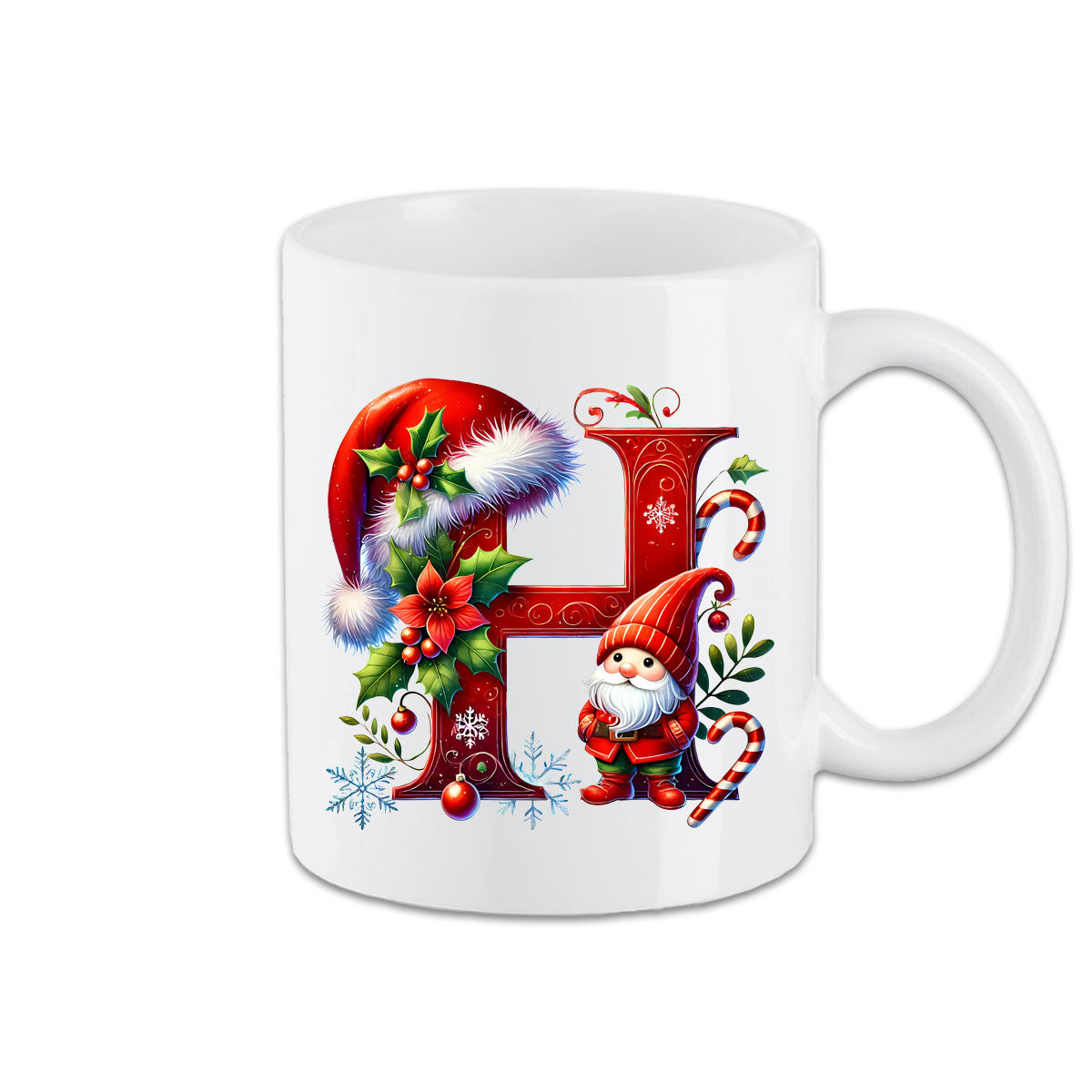 Tasse - Weihnachtstasse Buchstaben A - Z