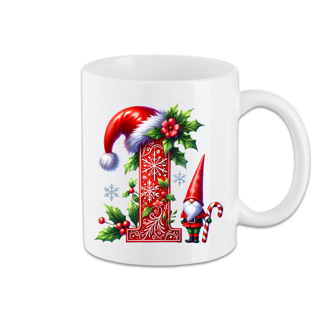 Tasse - Weihnachtstasse Buchstaben A - Z