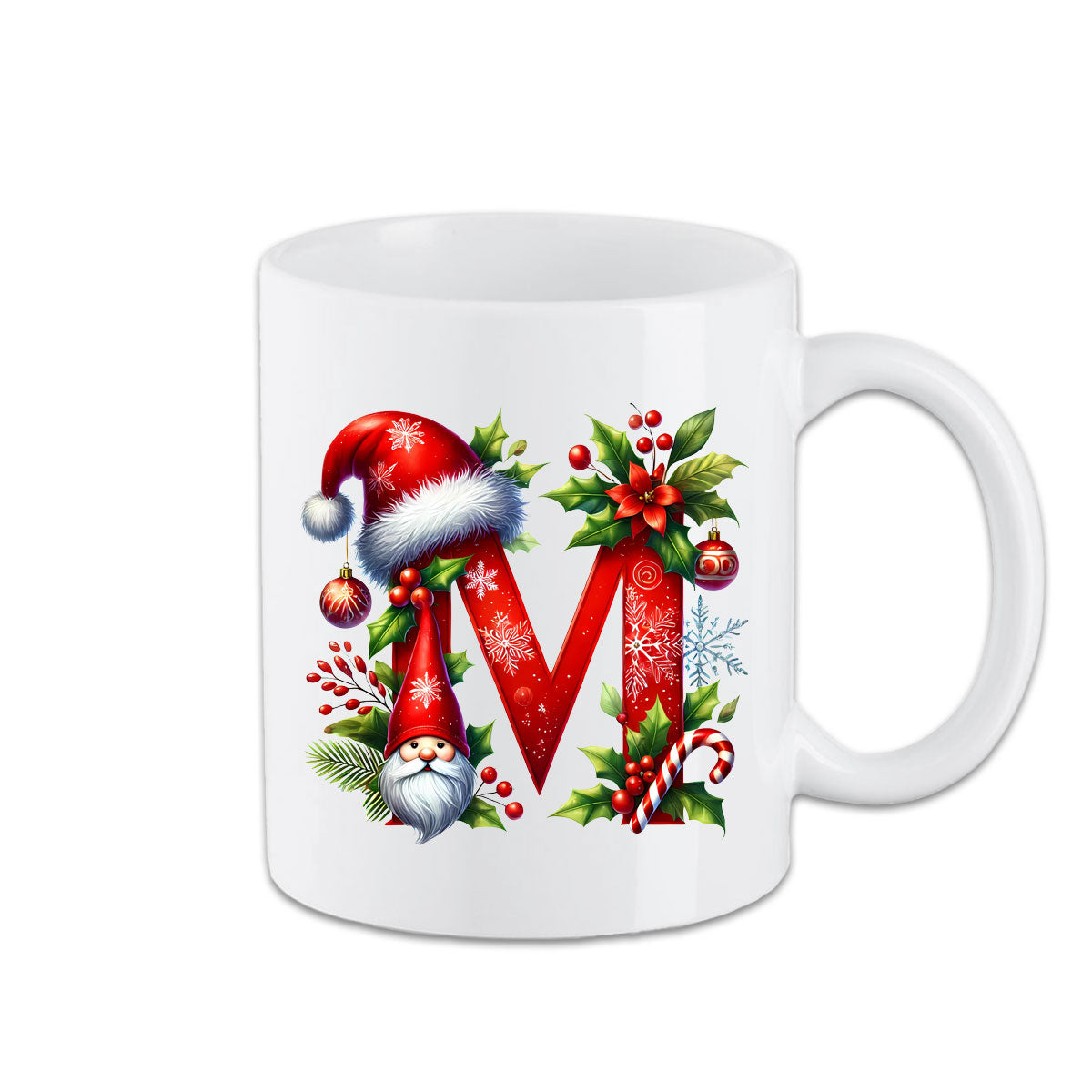Tasse - Weihnachtstasse Buchstaben A - Z
