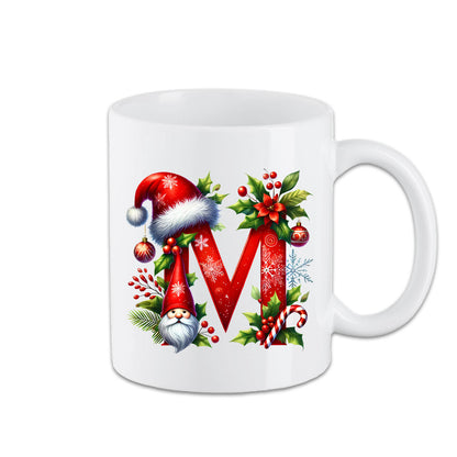 Tasse - Weihnachtstasse Buchstaben A - Z