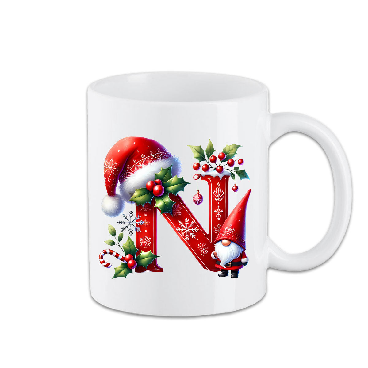Tasse - Weihnachtstasse Buchstaben A - Z