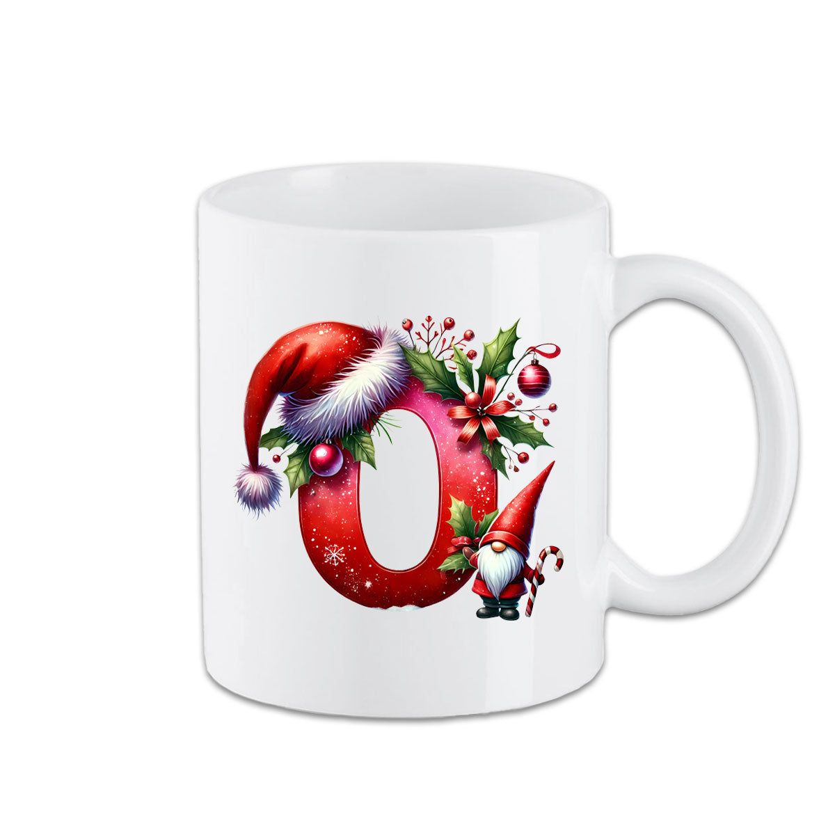 Tasse - Weihnachtstasse Buchstaben A - Z