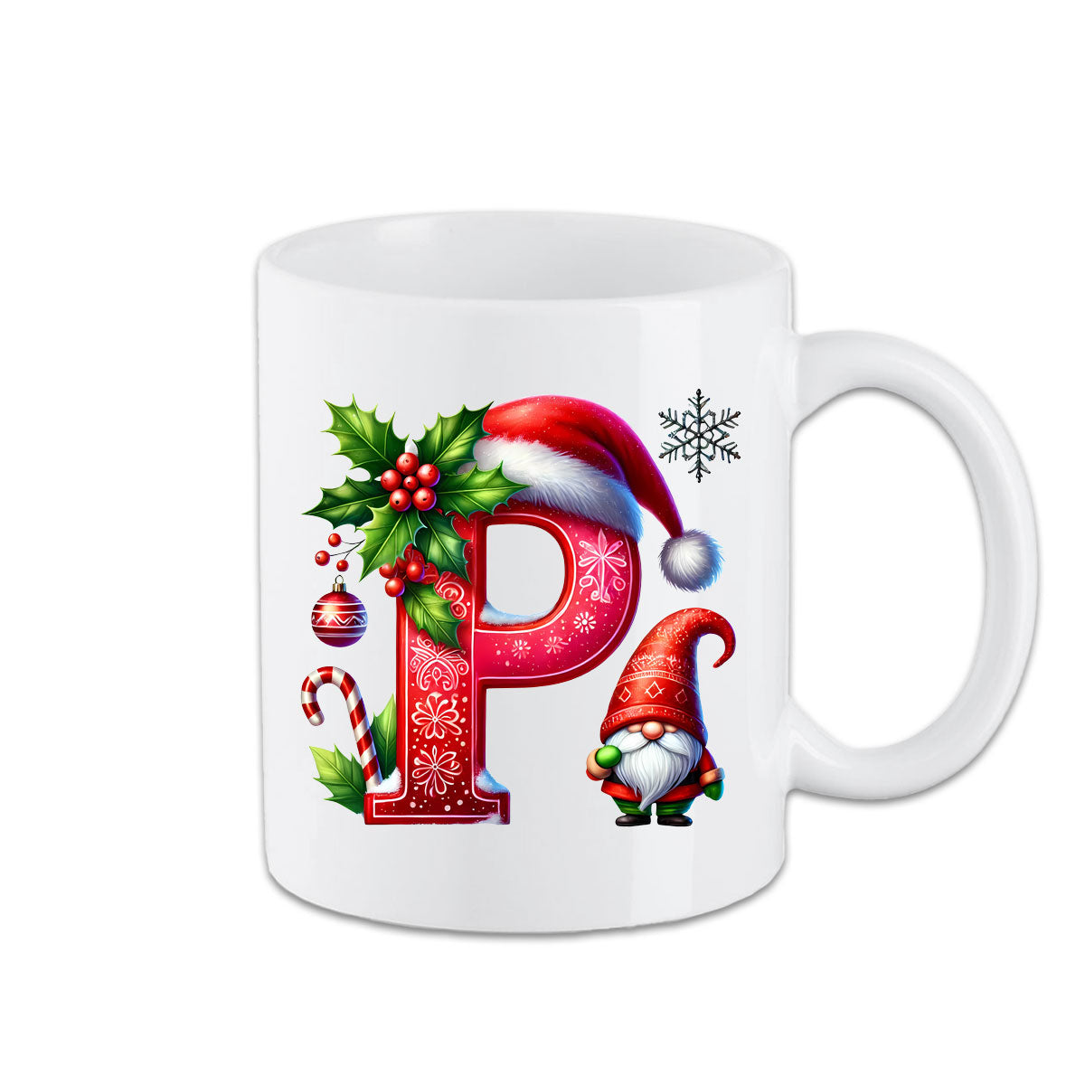 Tasse - Weihnachtstasse Buchstaben A - Z