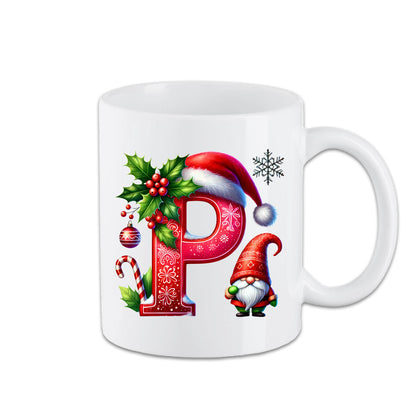 Tasse - Weihnachtstasse Buchstaben A - Z