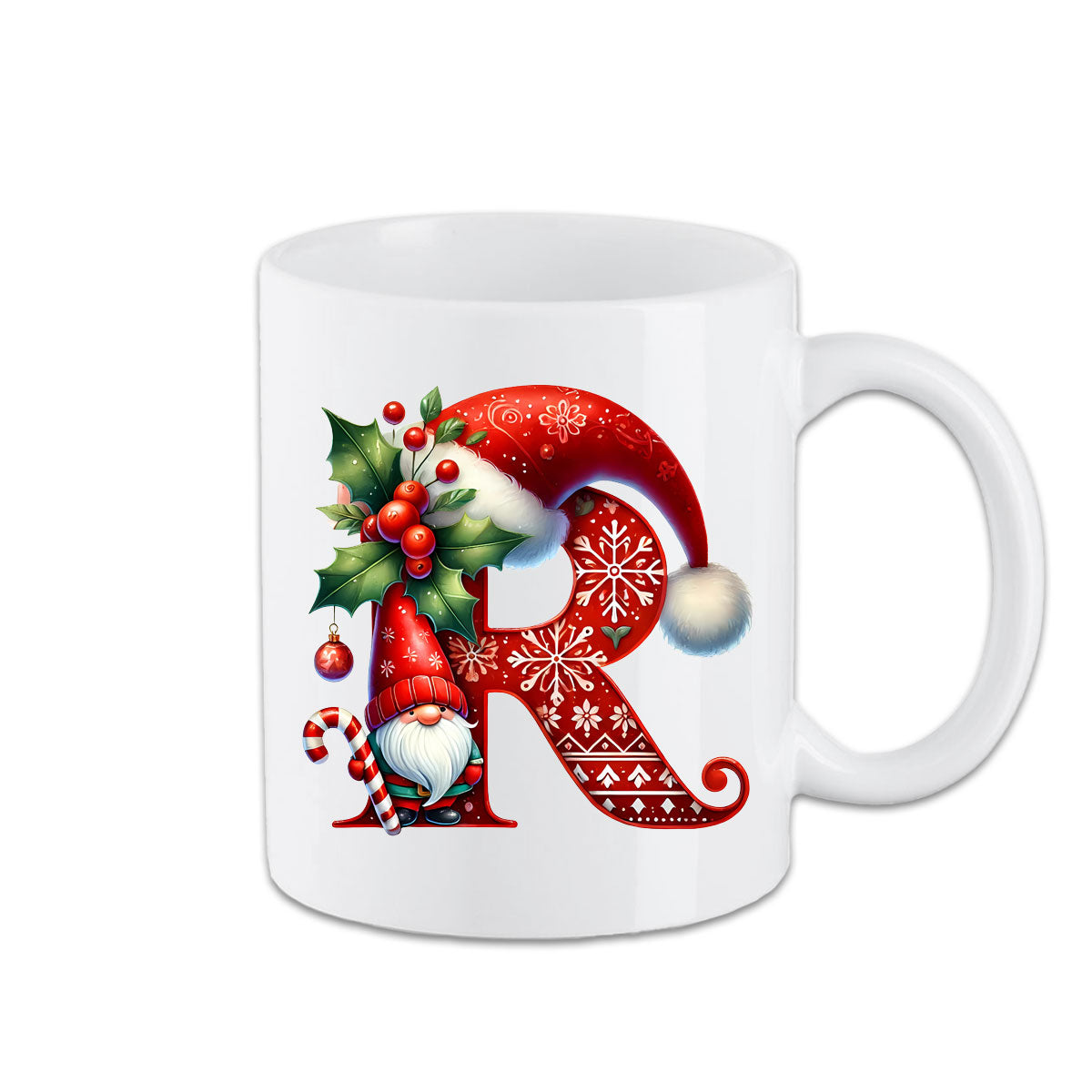 Tasse - Weihnachtstasse Buchstaben A - Z