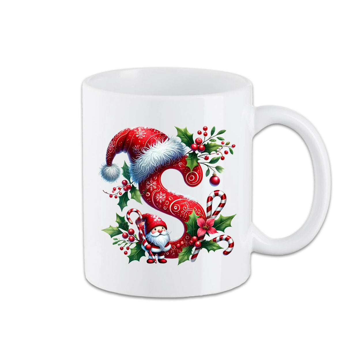Tasse - Weihnachtstasse Buchstaben A - Z