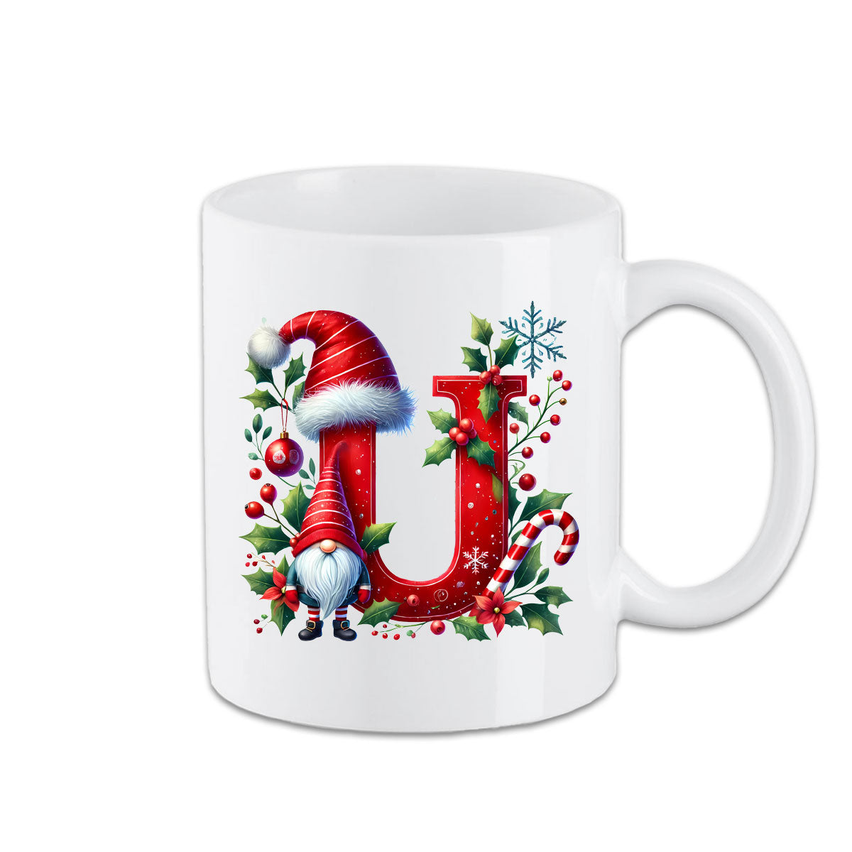 Tasse - Weihnachtstasse Buchstaben A - Z