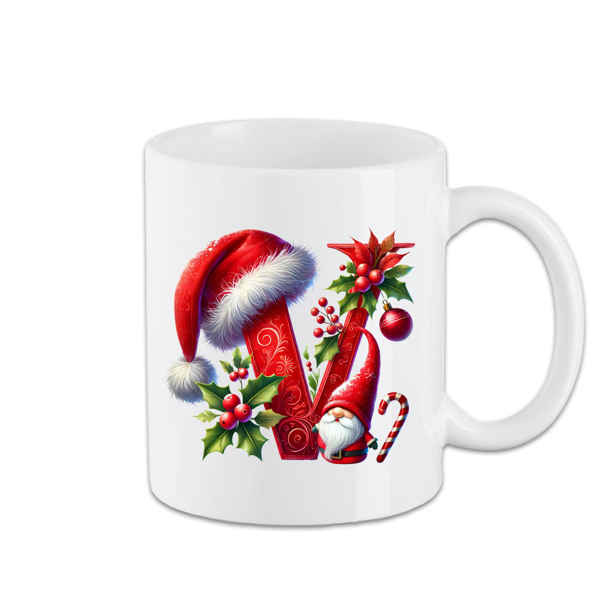 Tasse - Weihnachtstasse Buchstaben A - Z