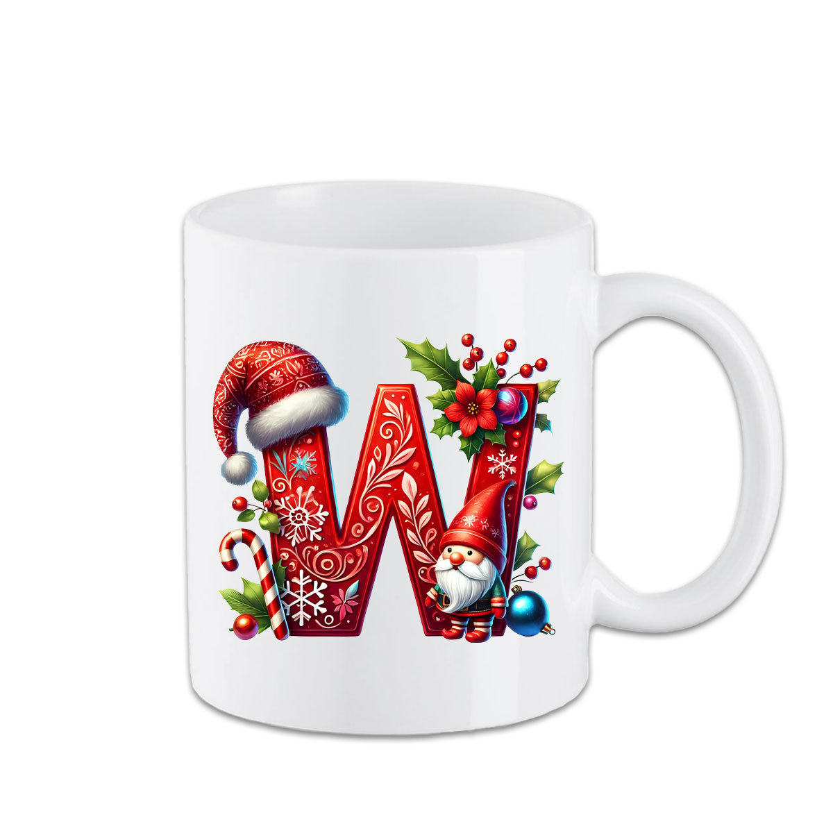 Tasse - Weihnachtstasse Buchstaben A - Z