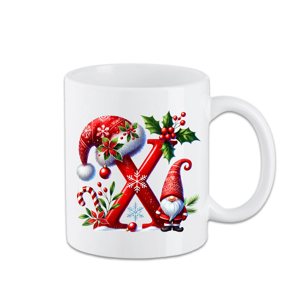 Tasse - Weihnachtstasse Buchstaben A - Z