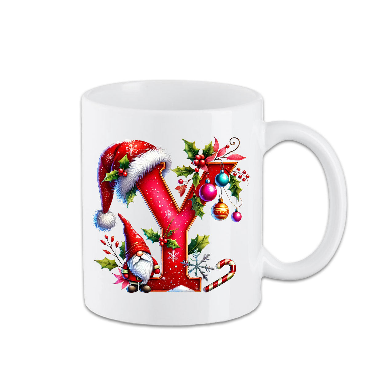 Tasse - Weihnachtstasse Buchstaben A - Z