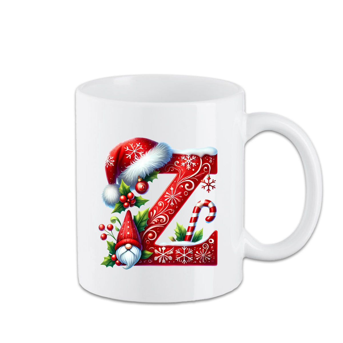 Tasse - Weihnachtstasse Buchstaben A - Z