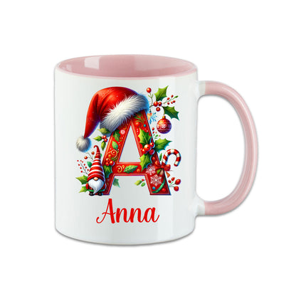 Tasse - Weihnachtstasse Buchstaben A - Z