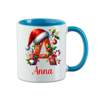 Tasse - Weihnachtstasse Buchstaben A - Z