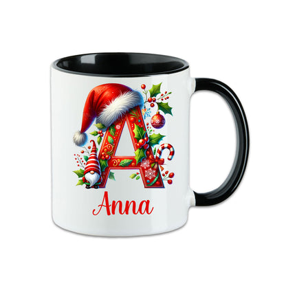 Tasse - Weihnachtstasse Buchstaben A - Z