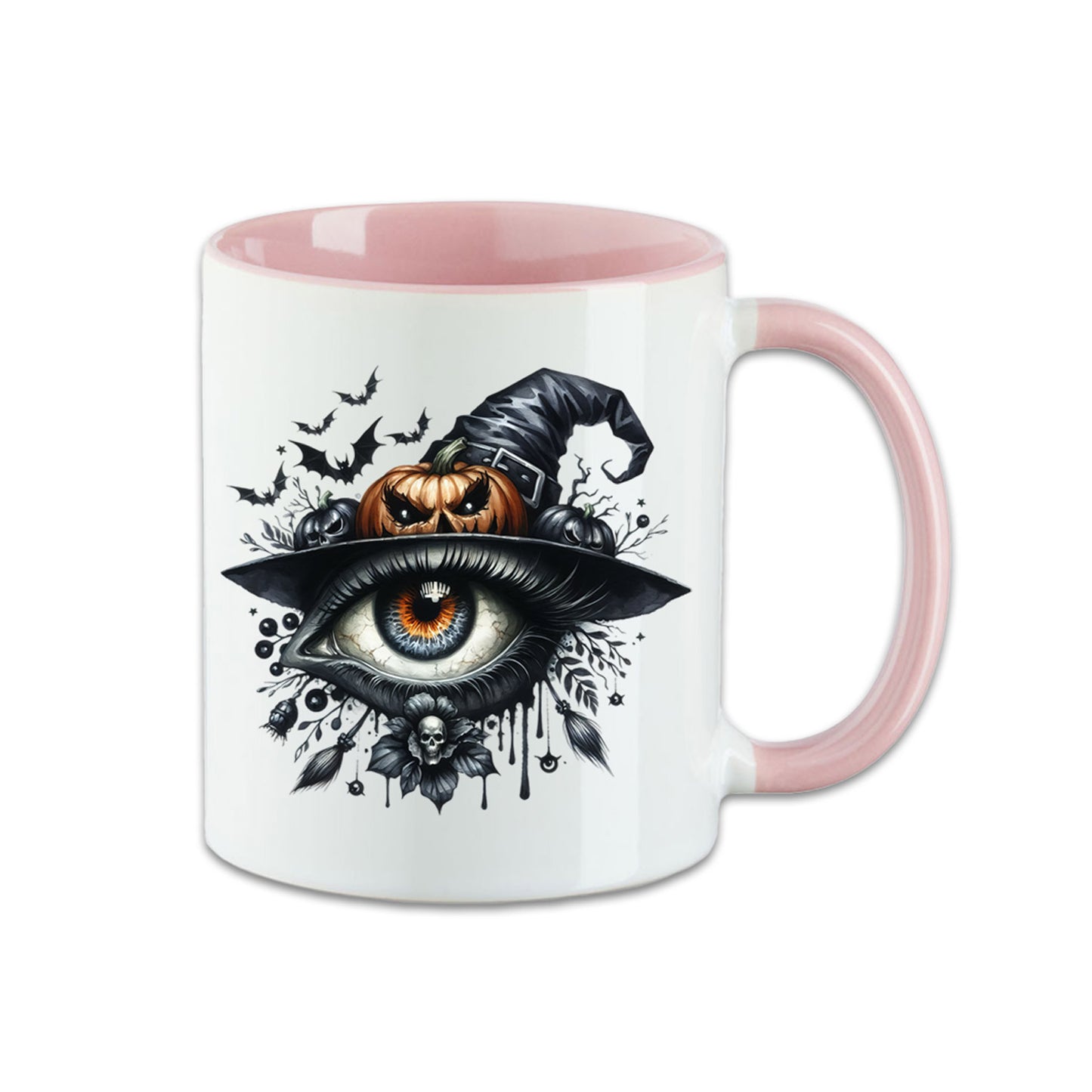 Tasse - Halloween Auge Kürbis Hut