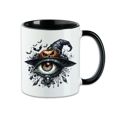 Tasse - Halloween Auge Kürbis Hut