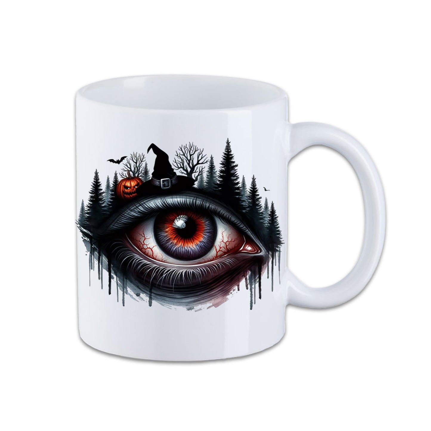 Tasse - Halloween Auge Baum