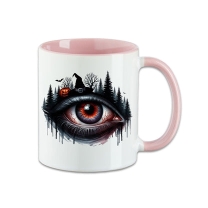 Tasse - Halloween Auge Baum