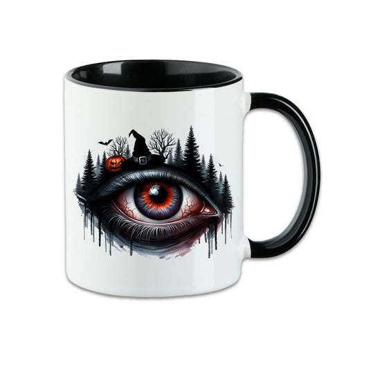 Tasse - Halloween Auge Baum