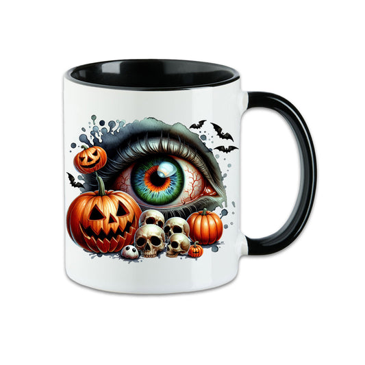 Tasse - Halloween Kürbis Totenkopf