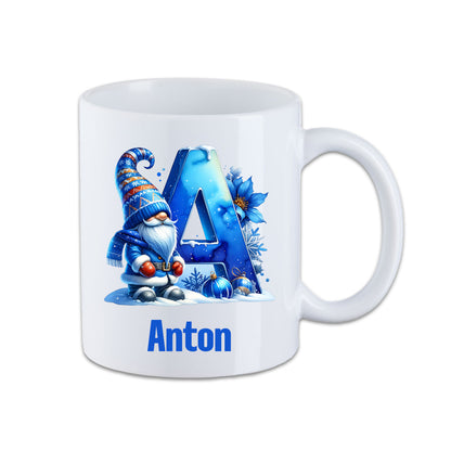 Tasse - Wintertasse Buchstaben A - Z