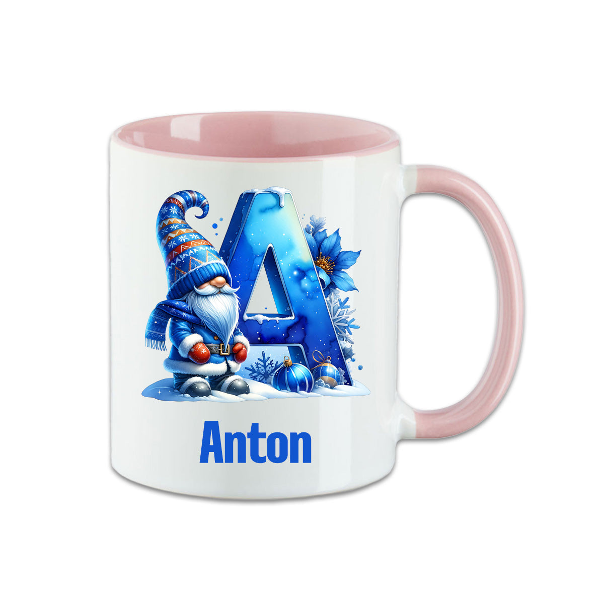Tasse - Wintertasse Buchstaben A - Z