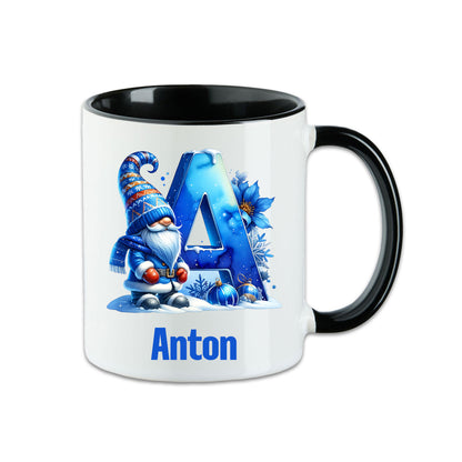Tasse - Wintertasse Buchstaben A - Z