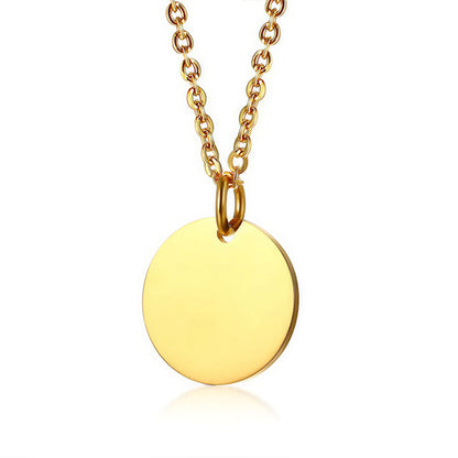 Personalisierte Edelstahlkette mit Initialen &  Datum  | Gravur Schmuck