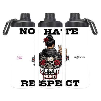 Edelstahl-Tumbler - Support ist kein Mord