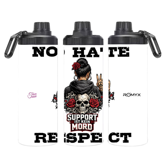 Edelstahl-Tumbler - Support ist kein Mord