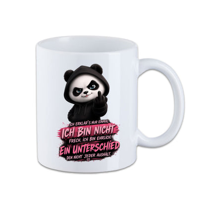 Panda Statement Tasse - Ich bin nicht frech, ich bin ehrlich