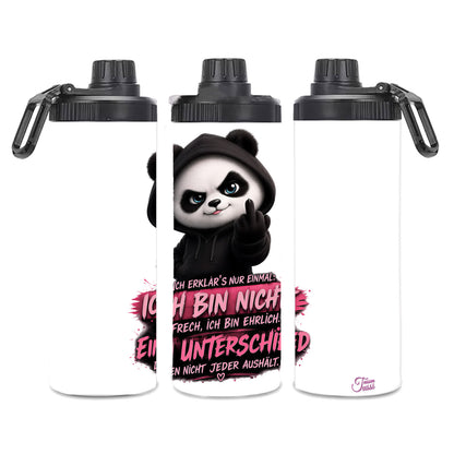 Panda Edelstahl Tumbler – Ich bin nicht frech, ich bin ehrlich