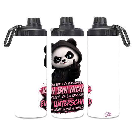 Panda Edelstahl Tumbler – Ich bin nicht frech, ich bin ehrlich